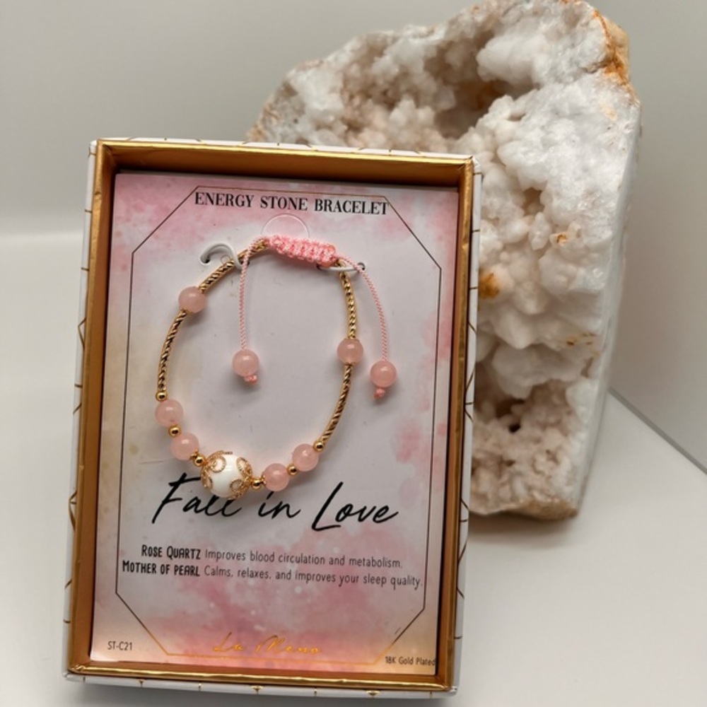 La meno energy stone bracelet